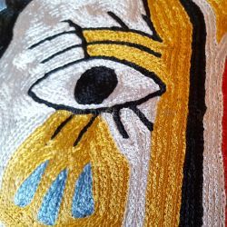 Pyntepute Portrett Fylt Gylden detlajer