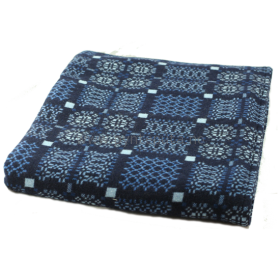 Pledd Knot Garden Indigo