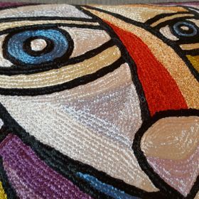 Pyntepute Byhund Sølv detaljer