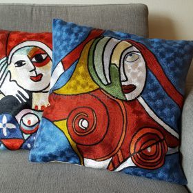 Pyntepute Dame Med Røde Hansker