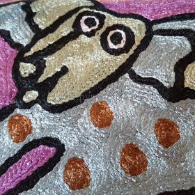 Pyntepute Katt med tre hunder