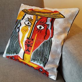 Pyntepute Portrett Fylt Hvit