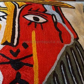 Pyntepute Portrett Fylt Hvit detaljer