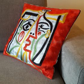 Pyntepute Portrett Rød