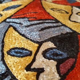 Pyntepute Tre Katter Med Hvit Snute detaljer