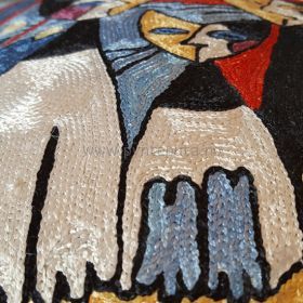 Pyntepute Tre Katter Med Hvit Snute detaljer