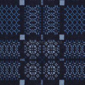 Pledd Knot Garden Indigo