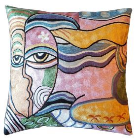 Pute Dame i vinden rosa