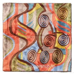 Pyntepute Spiraler Lava Bronse uten innerpute