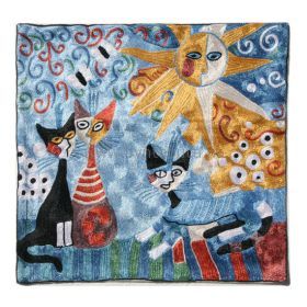 Pyntepute Tre Katter I Sommersol uten innerpute