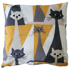 Putetrekk - Kitty (gul)