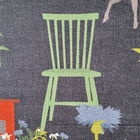 Putetrekk - Strøvtog (svart) - detalj