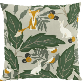 Putetrekk Skogens venner grønn-gul